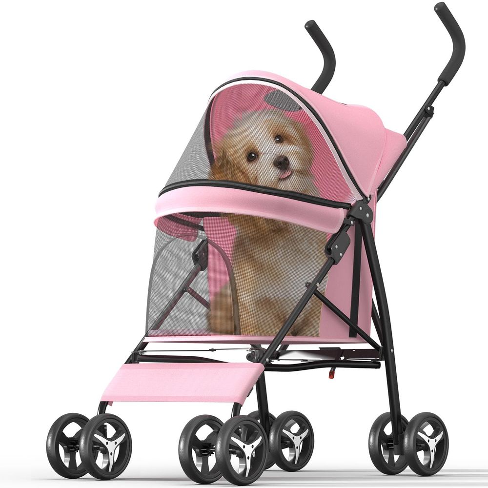 Pet Stroller Carrier - Carrinho de Passeio para Animais de