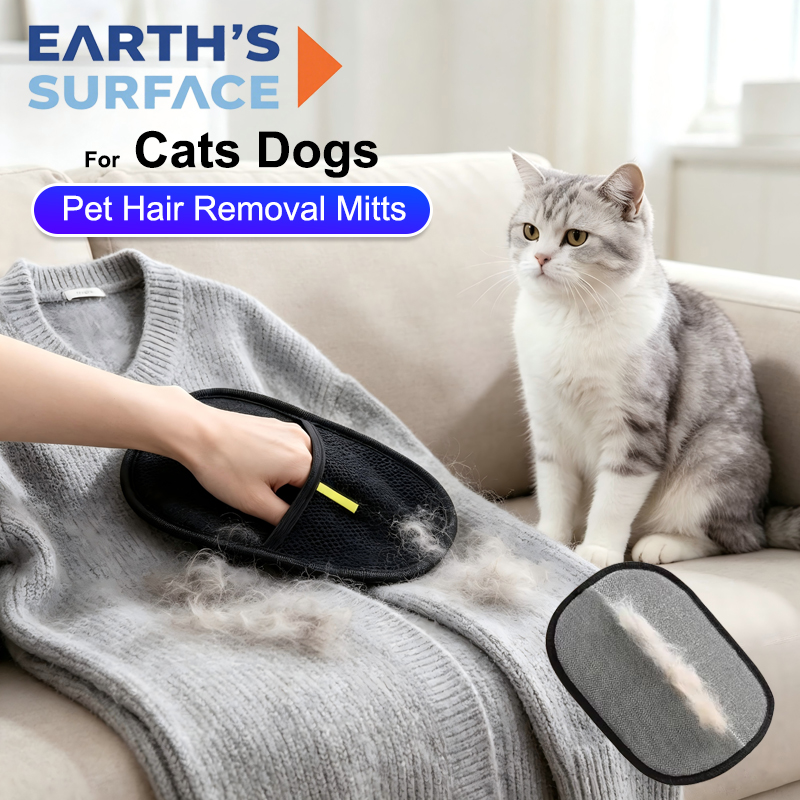 Pet Hair Remover Brush - Luvas Removedoras de Pelos de Animais