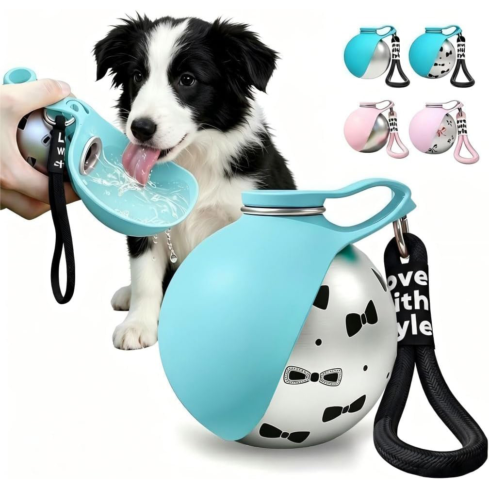 Pet Supplies Hours - Garrafa de água portátil para cães,