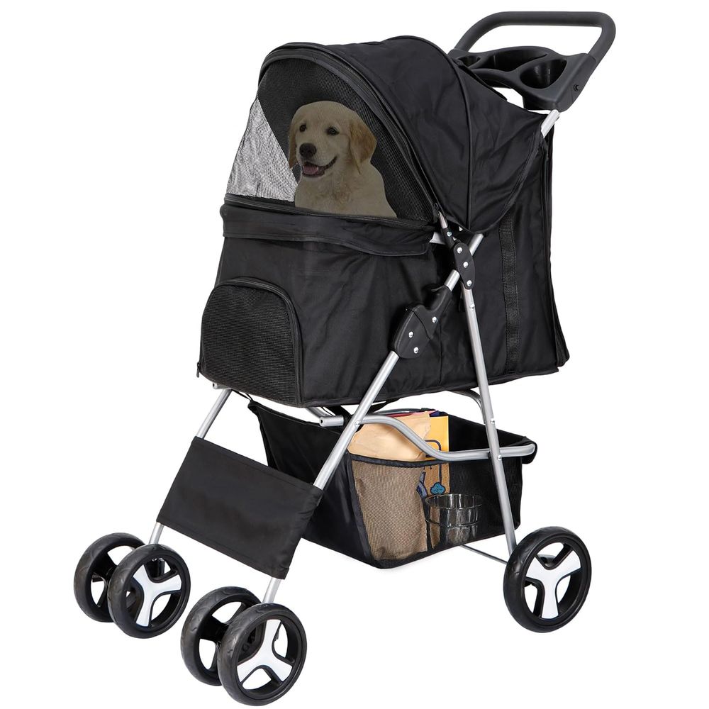 Pet Stroller Carrier - Carrinho de passeio para animais de