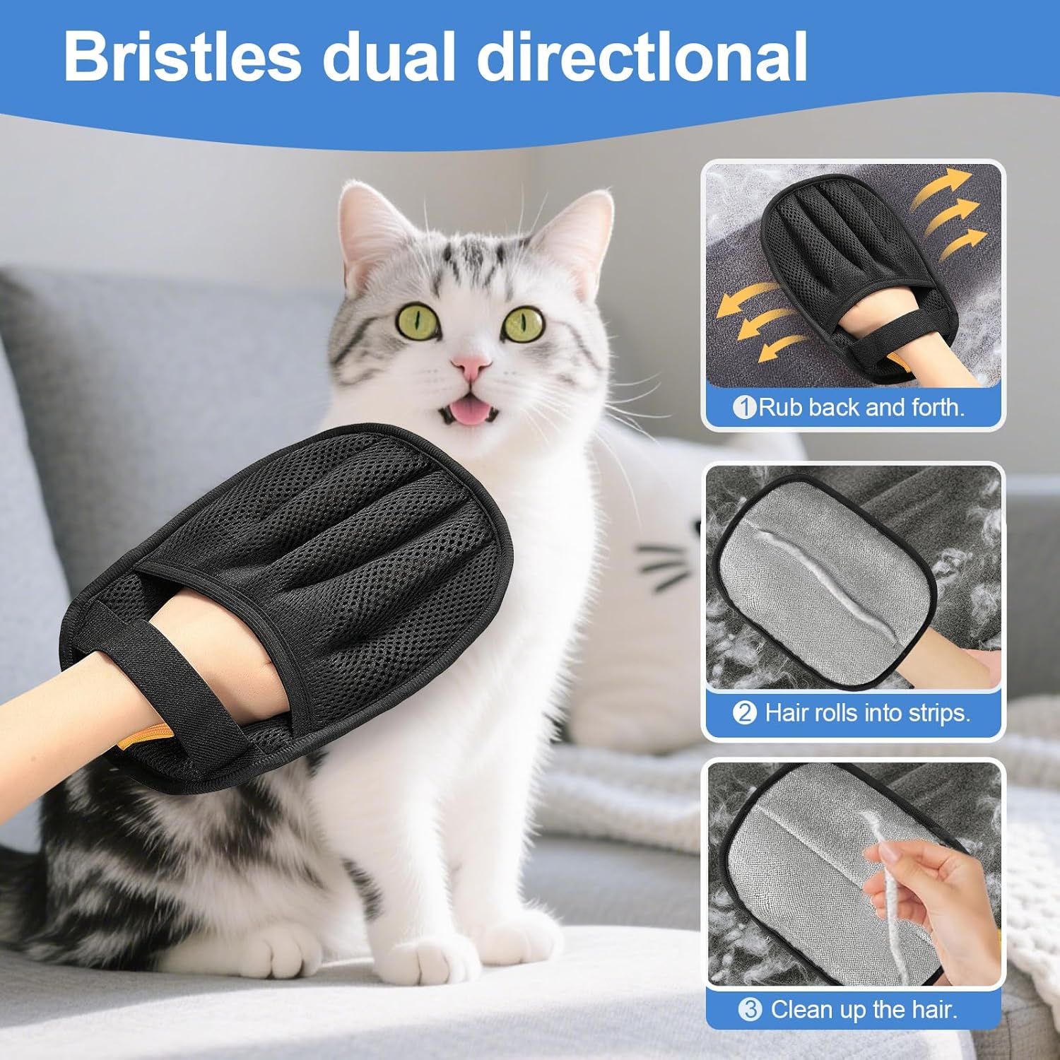 Luva Eletrostática para Remoçã - Pet Hair Remover Brush avaliação e preço