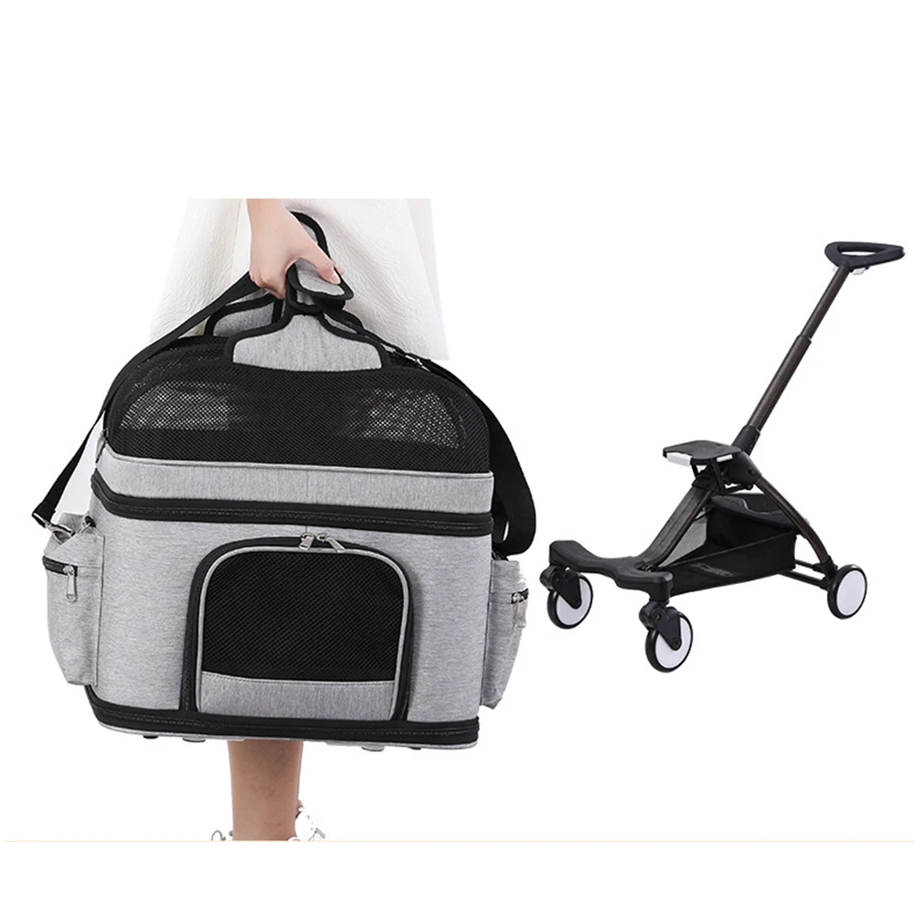 Bolsa de Transporte Portátil p - Pet Stroller Carrier avaliação e preço