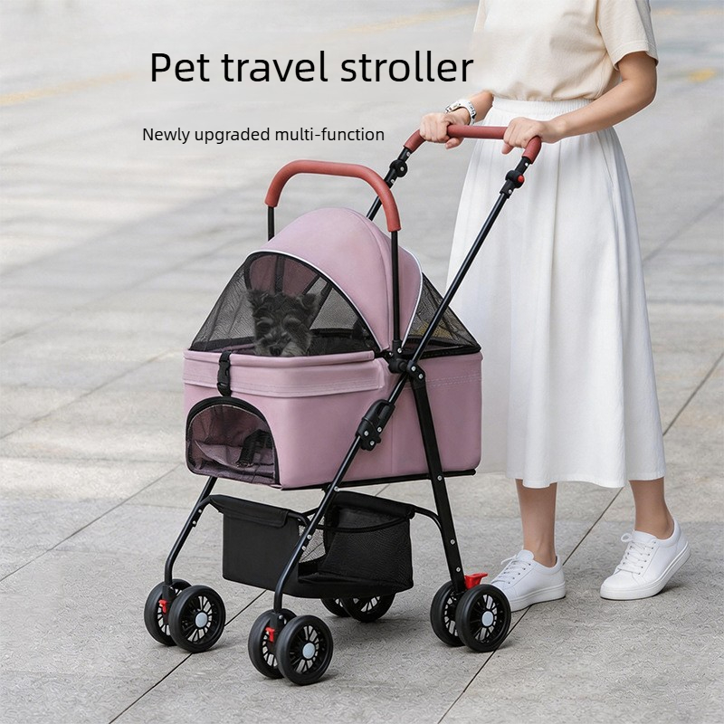 Carrinho de Passeio Dobrável L - Pet Stroller Carrier avaliação e preço