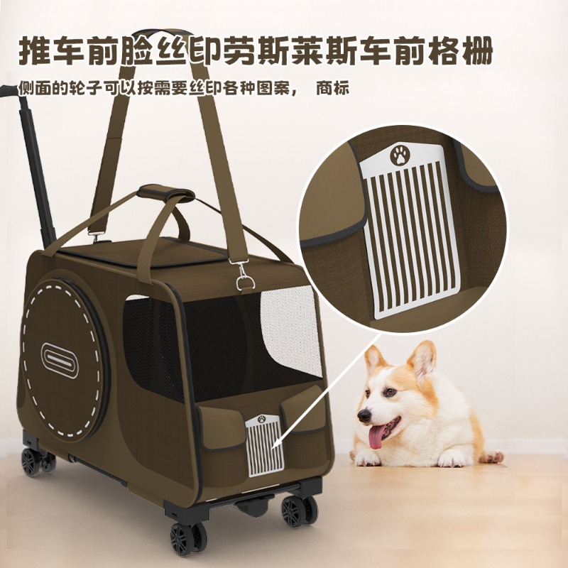Carrinho de transporte portáti - Pet Stroller Carrier avaliação e preço