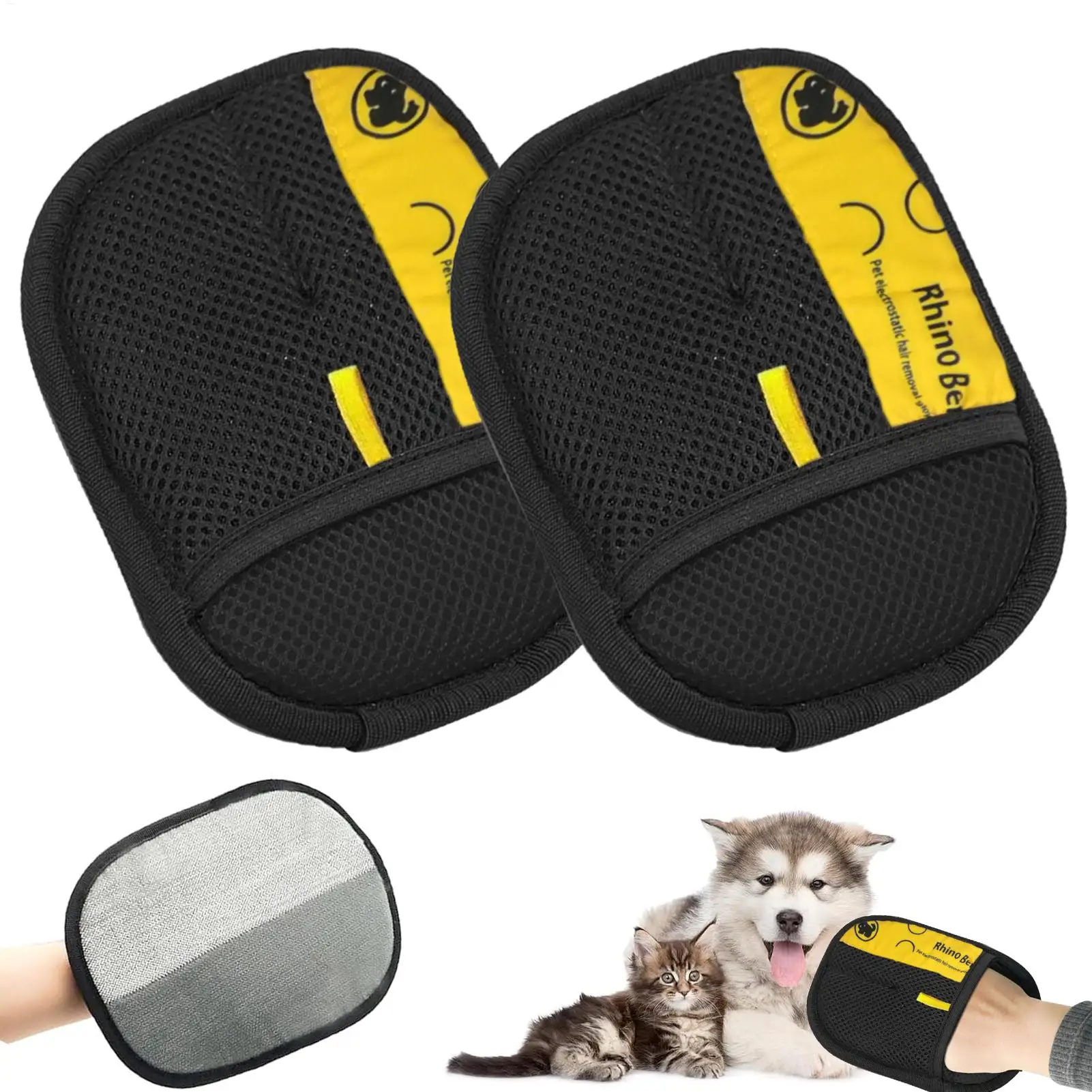 Luvas de limpeza para gatos, 2 - Pet Hair Remover Brush avaliação e preço