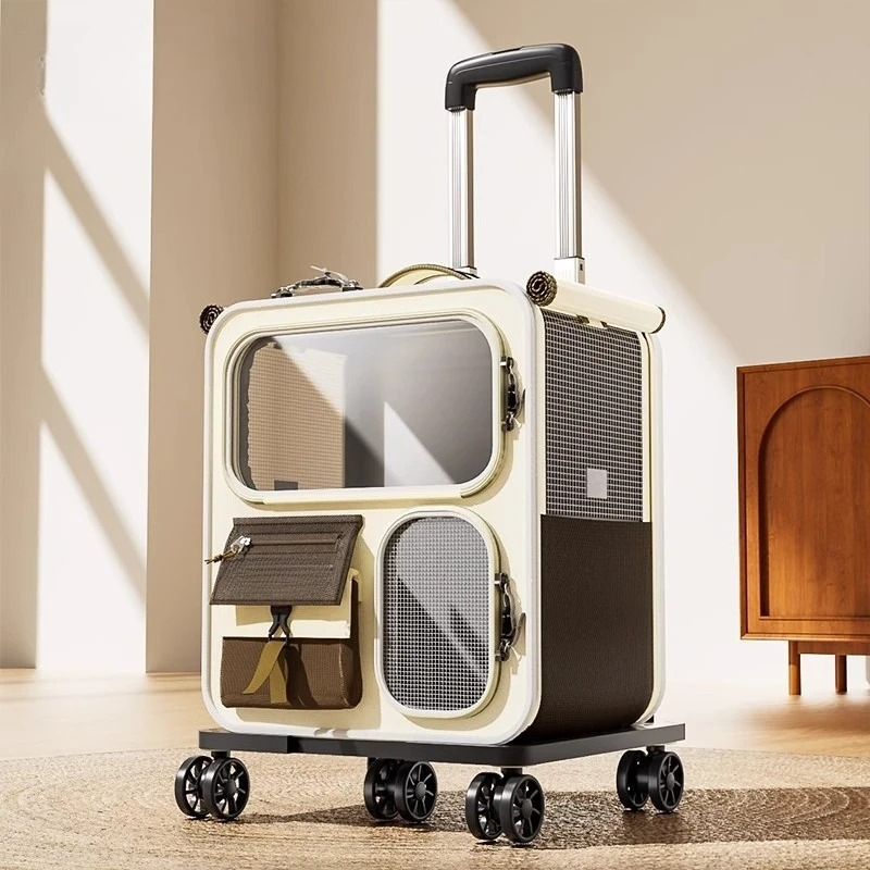 Transportadora de Gato com Rod - Pet Stroller Carrier avaliação e preço