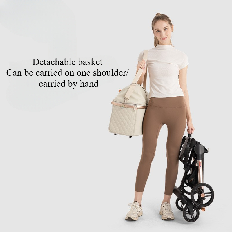 Bonito dobrável carrinho de ga - Pet Stroller Carrier avaliação e preço