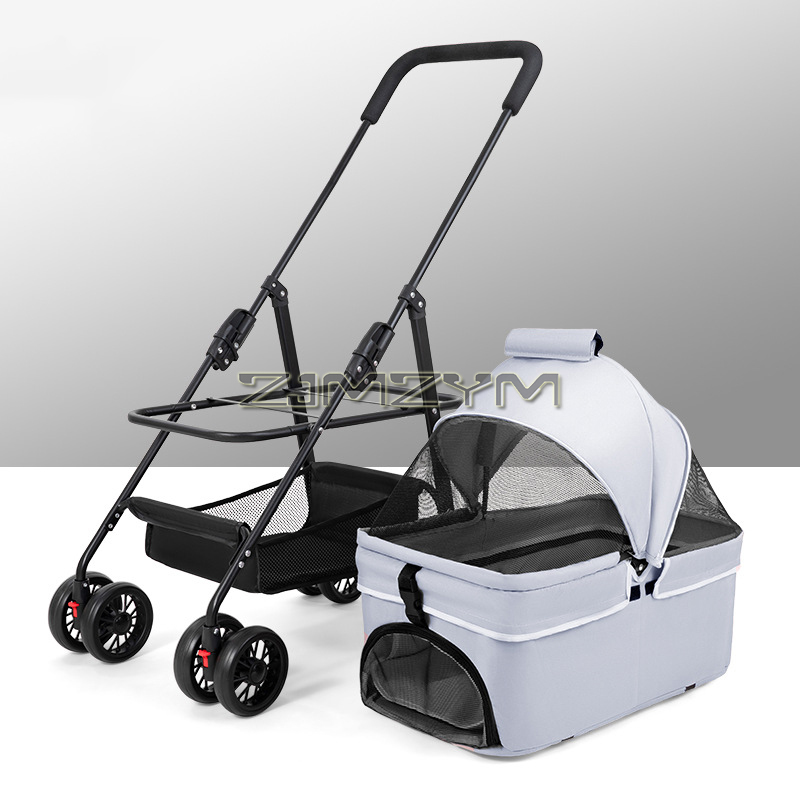 Carrinho de Transporte para An - Pet Stroller Carrier avaliação e preço