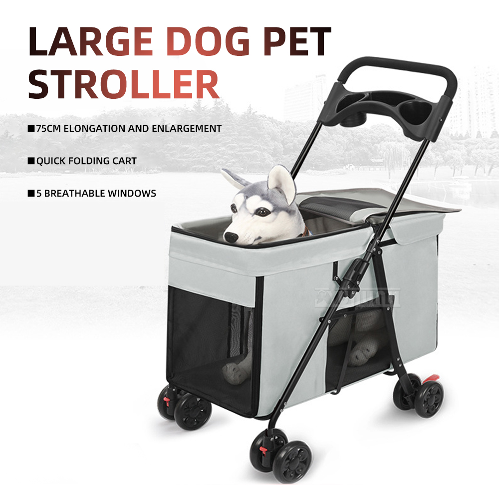 Carrinho de Pet Multifuncional - Pet Stroller Carrier avaliação e preço
