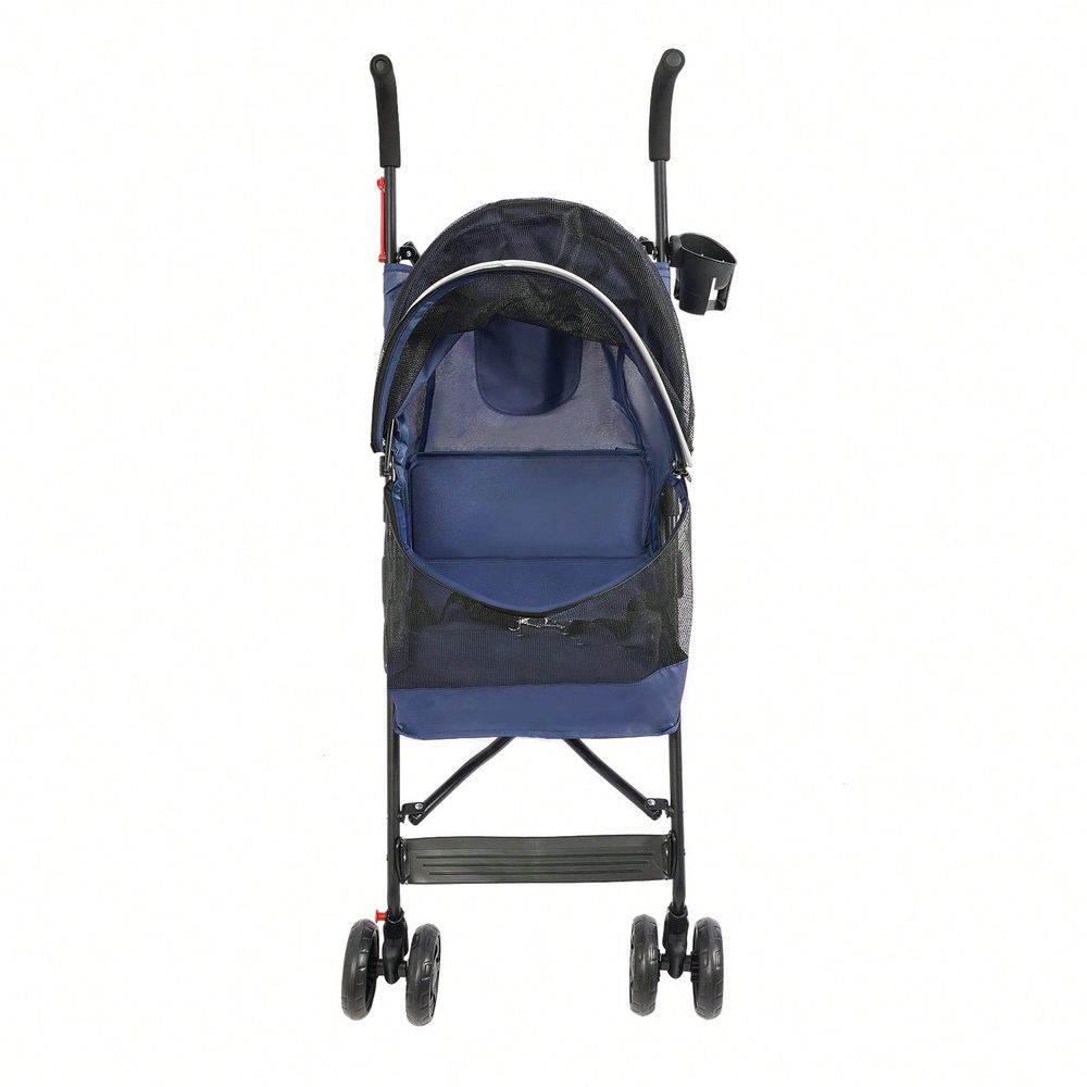 Carrinho de viagem dobrável pa - Pet Stroller Carrier avaliação e preço