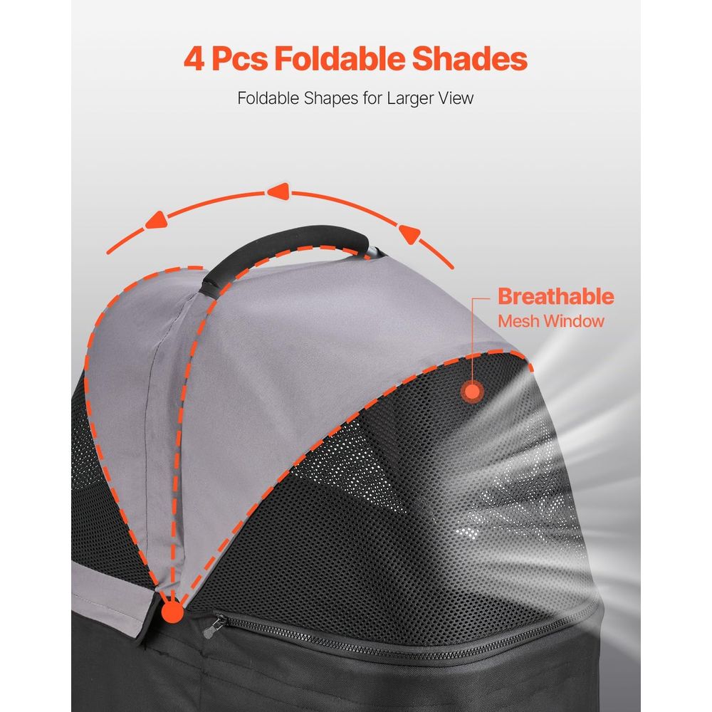 Carrinho de passeio para anima - Pet Stroller Carrier avaliação e preço