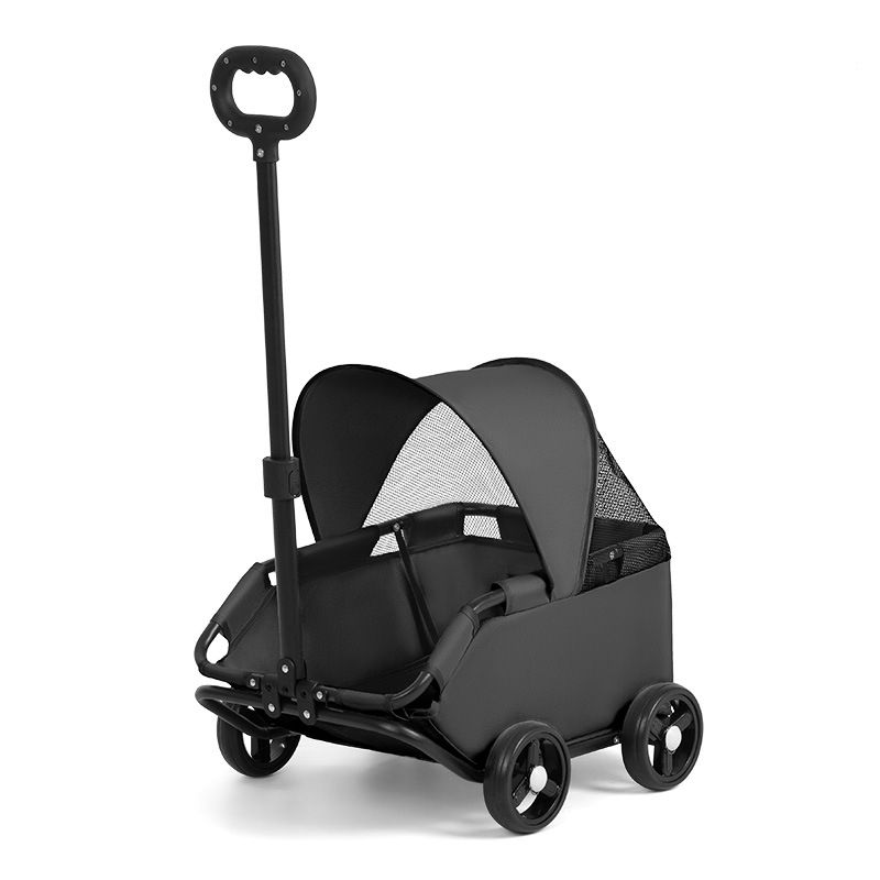 Carrinho de Pet com Capota Sol - Pet Stroller Carrier avaliação e preço